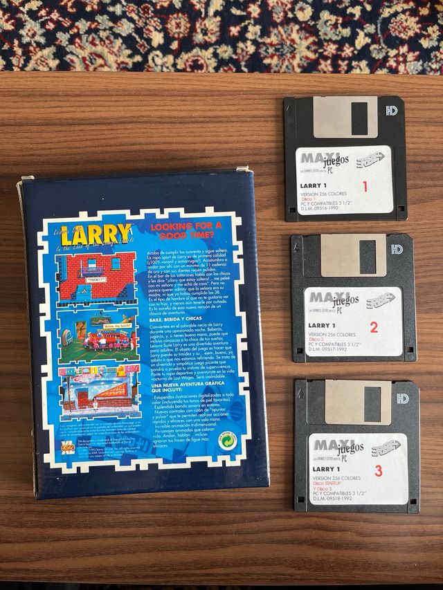 Jogo PC Leisure Suit Larry 1 (3 Disquetes)