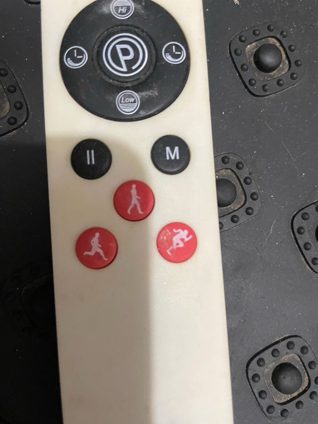 Plataforma vibratoria con mando