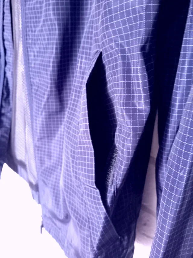 Chaqueta impermeable Primark azul Talla XS