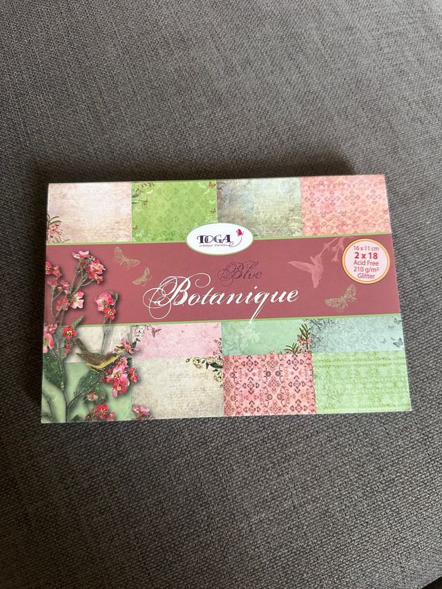Papel Scrapbook Botanique TOGA 210 g/m²
