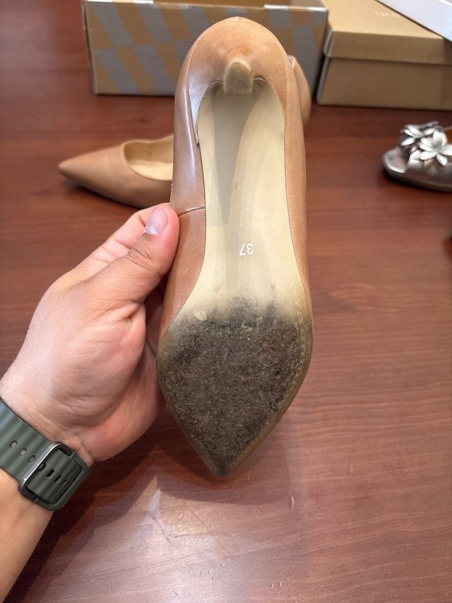 Zapatos de Piel Mujer Camila Beige