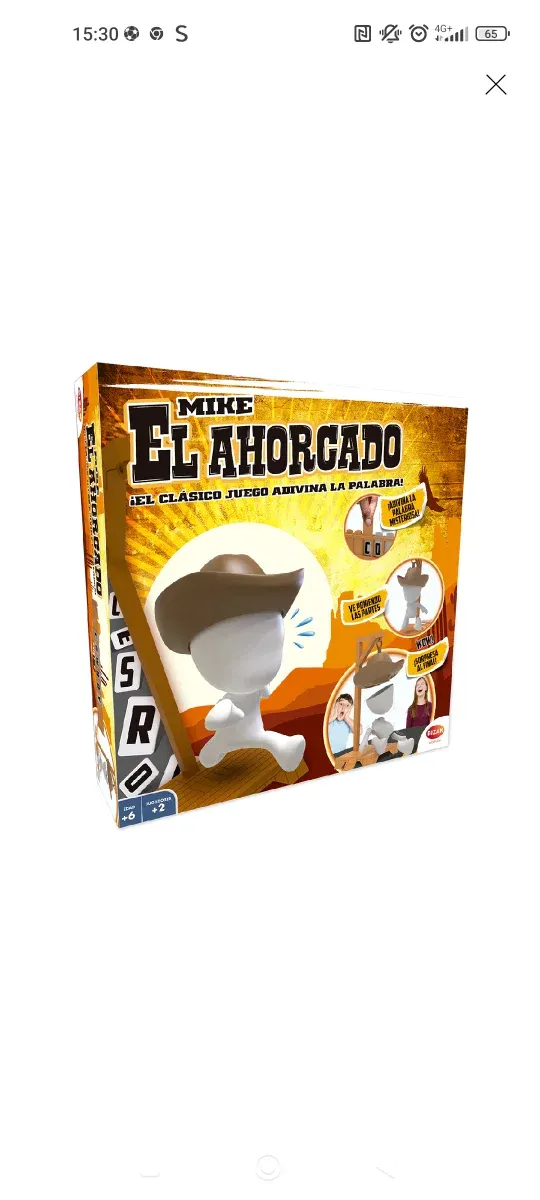 Juego de mesa El Ahorcado Mike