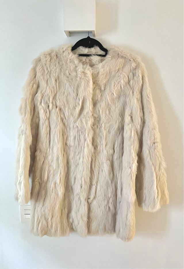 Abrigo pelo conejo Sfera Edición Limitada Talla M