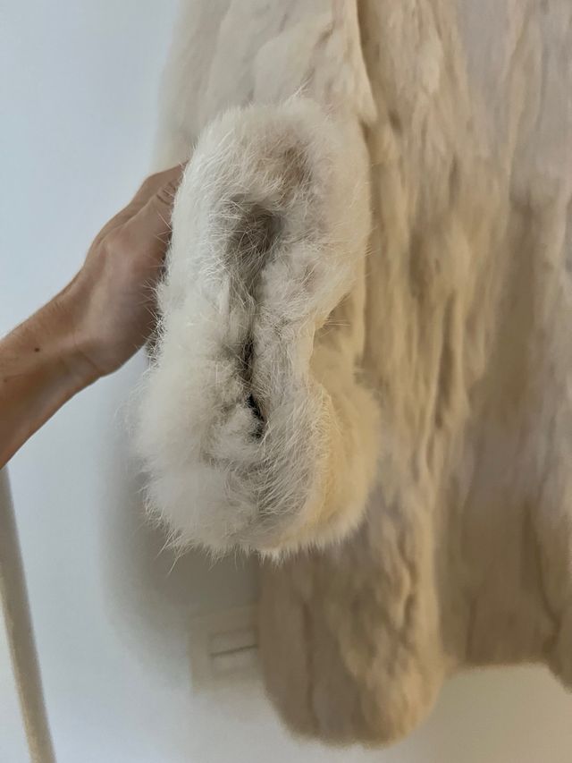 Abrigo pelo conejo Sfera Edición Limitada Talla M