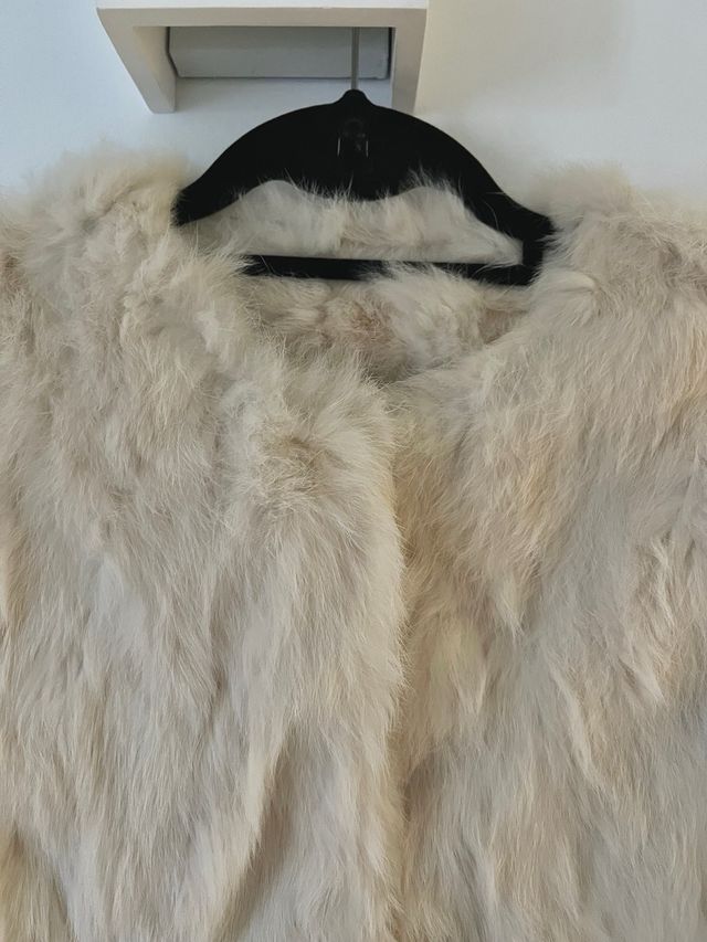 Abrigo pelo conejo Sfera Edición Limitada Talla M