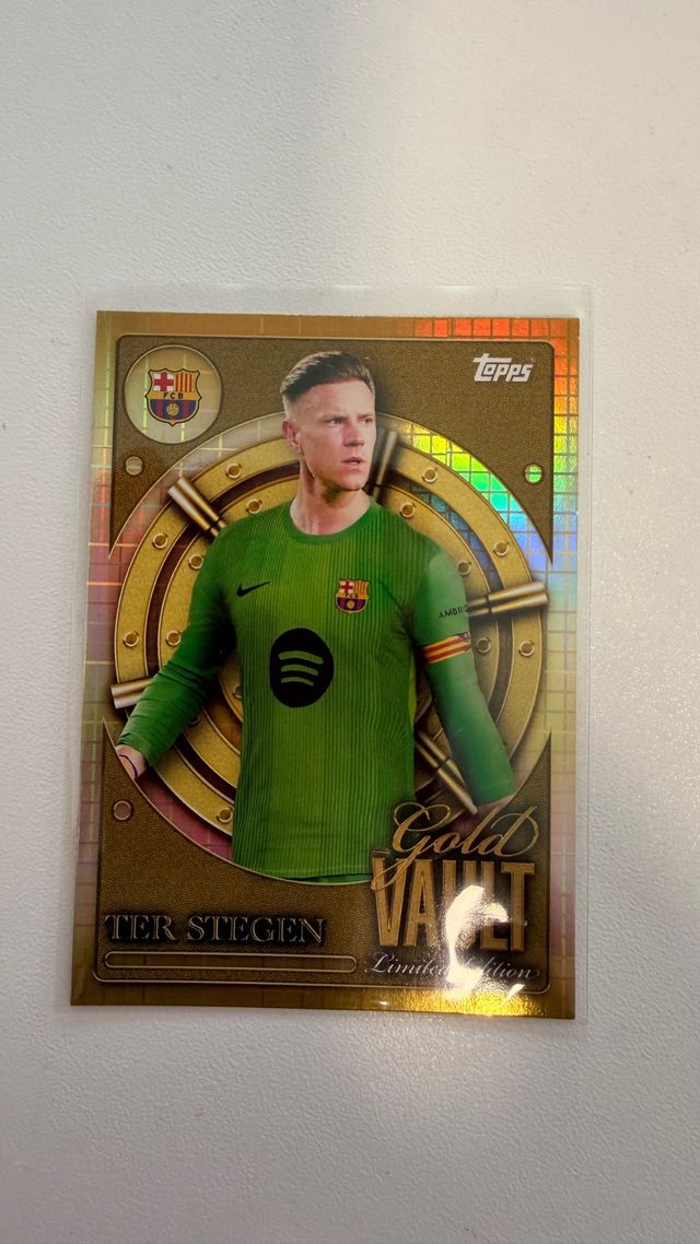 Ter Stegen Gold Vault Topps Barcelona