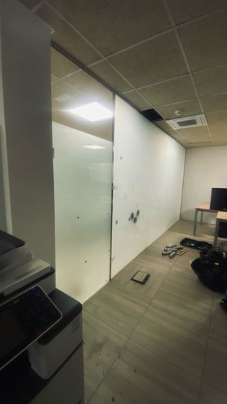 Mamparas de Cristalpara oficinas trabajos rapidez
