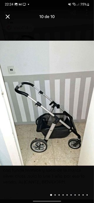 Carro de bebé marca Silver Cross