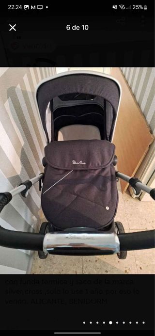 Carro de bebé marca Silver Cross