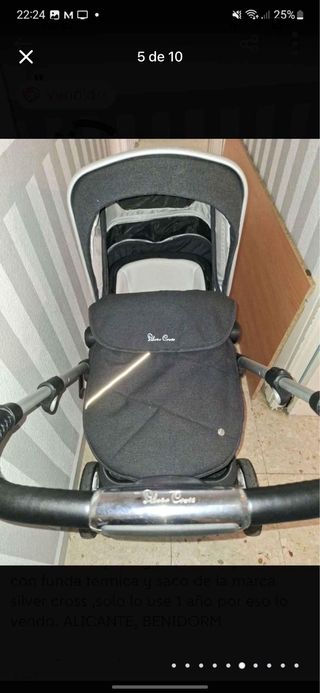 Carro de bebé marca Silver Cross
