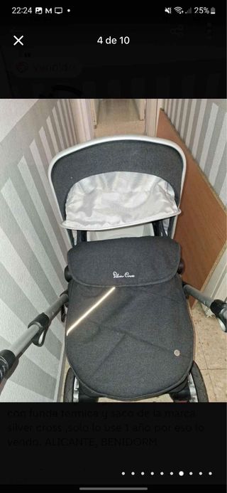 Carro de bebé marca Silver Cross