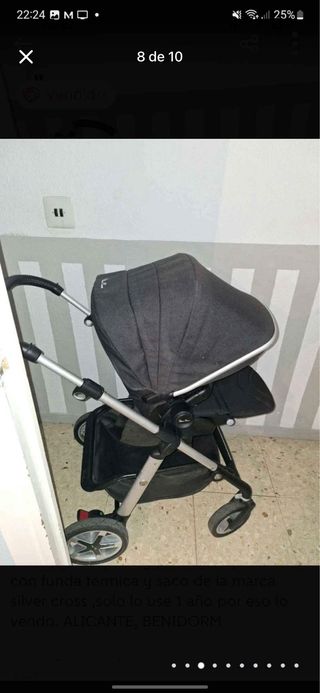 Carro de bebé marca Silver Cross