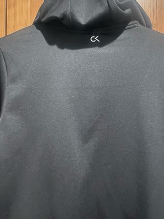 Sudadera Calvin Klein Negra Cremallera