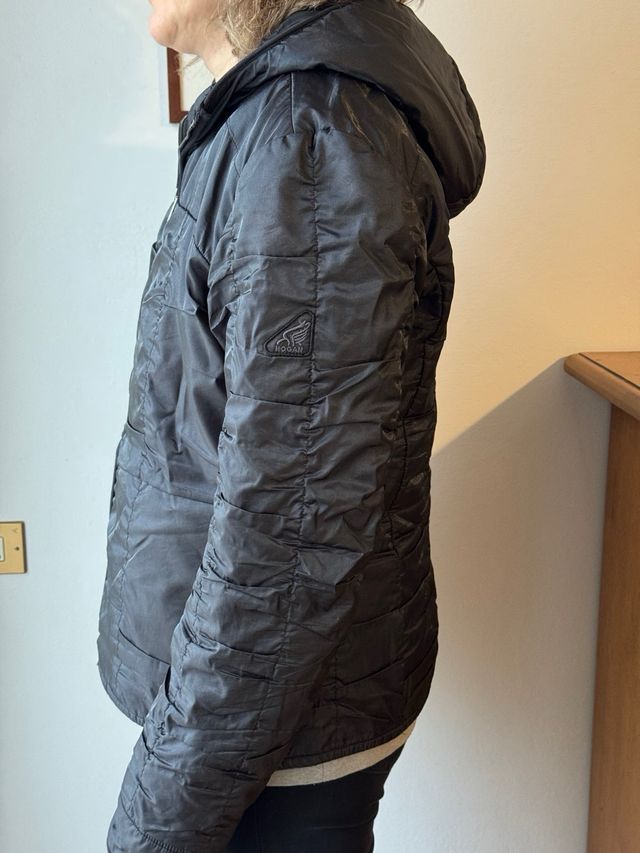 Giacca Hogan nera con cappuccio