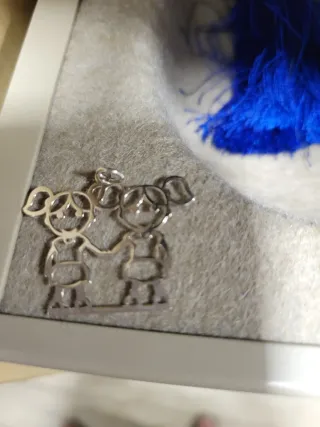 Colgante Plata Dos Niñas