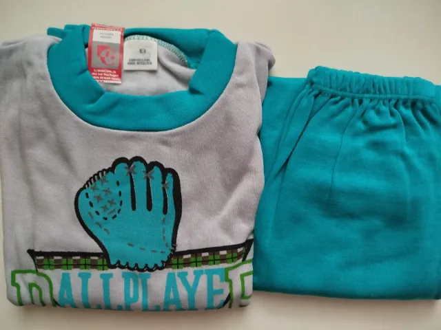 Pijama NIÑO TOBOGÁN T:8 Azul