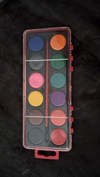 Cajita Acuarela con Pincel