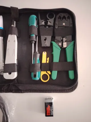 Kit Herramientas Red LAN y Cables