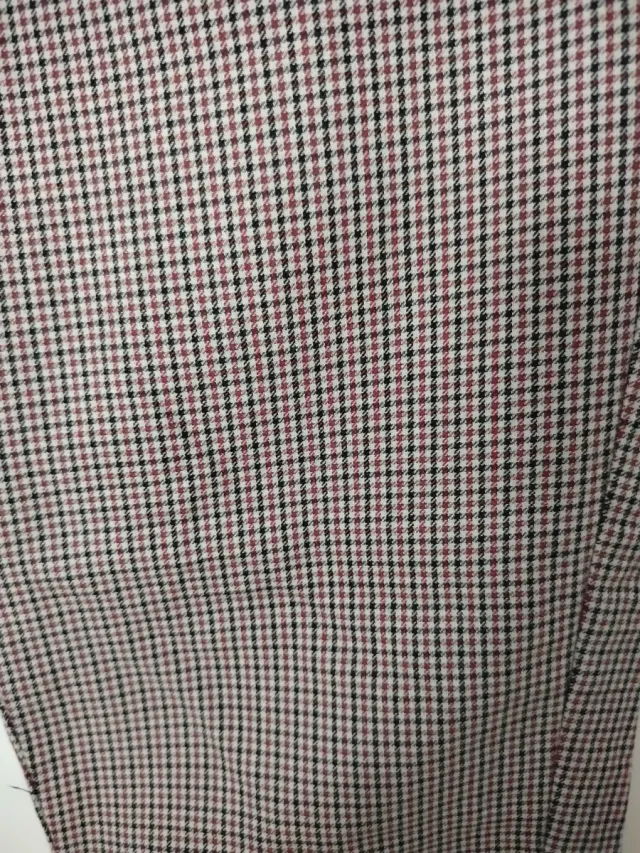 Pantalón de cuadros marrón hombre