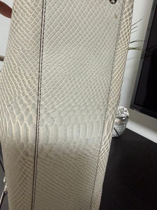 Bolso Michael Kors Beige/Gris Piel Serpiente