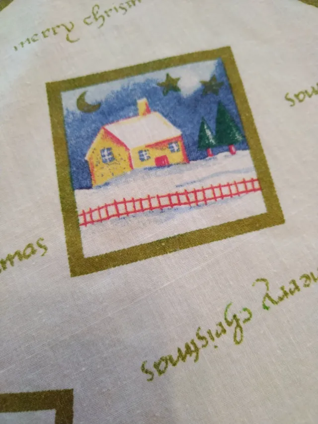 Tovaglia di Natale con Motivo di Palle di Neve