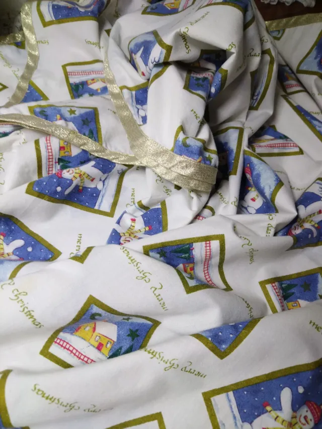 Tovaglia di Natale con Motivo di Palle di Neve