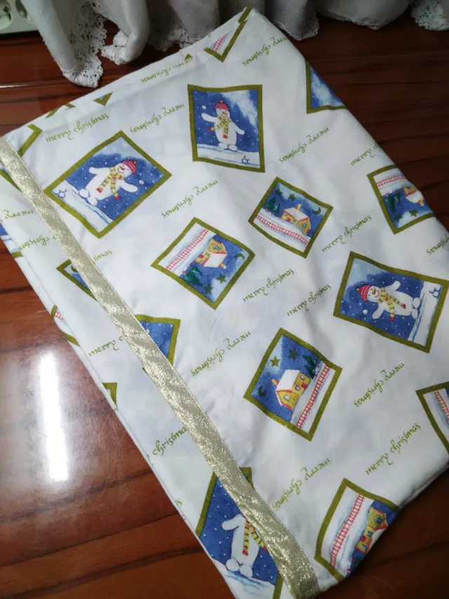 Tovaglia di Natale con Motivo di Palle di Neve