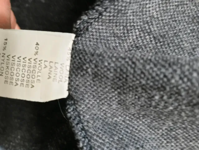 Chaqueta Lacoste gris cremallera