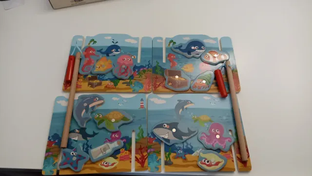 Juego varios para niños/as pequeños (madera)