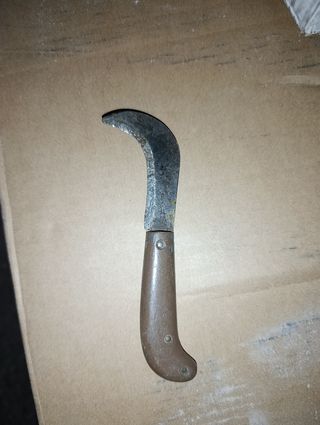 Roncola con manico in corno