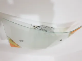 Plafoniera in vetro colorato