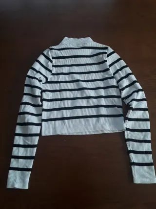 Jersey Stradivarius Rayas Blancas y Negras