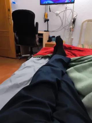 Cartera hombre negra con bandera