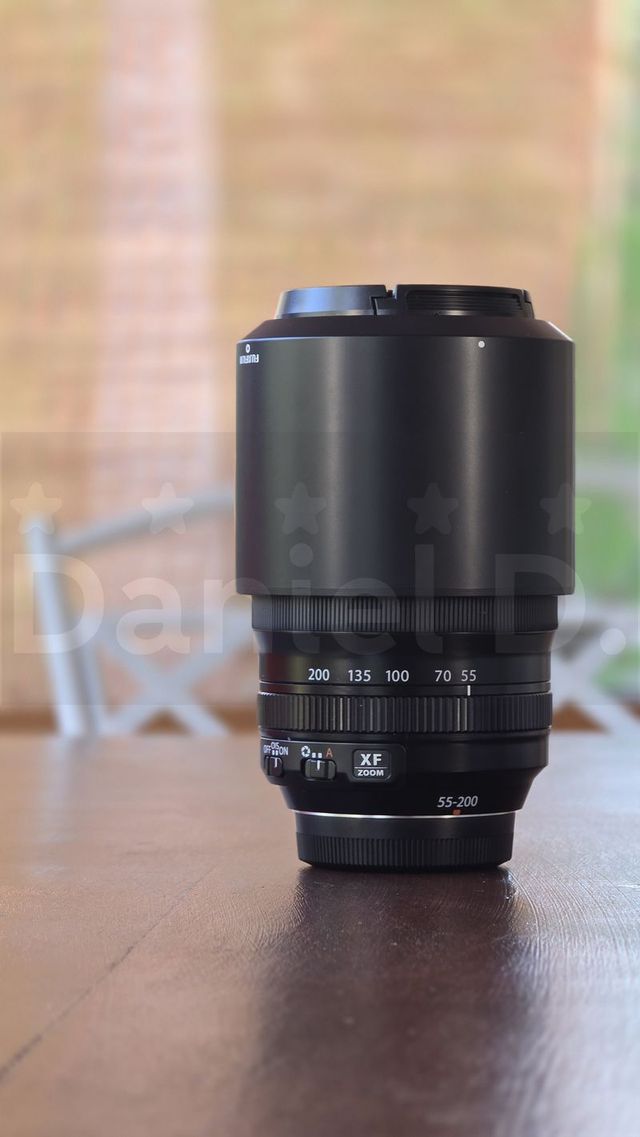 Obiettivo Fujifilm 55-200mm senza utilizzo