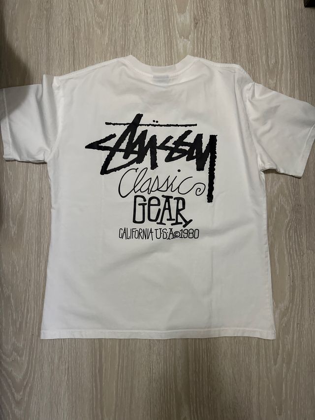 Camiseta Stüssy California Gear Blanca