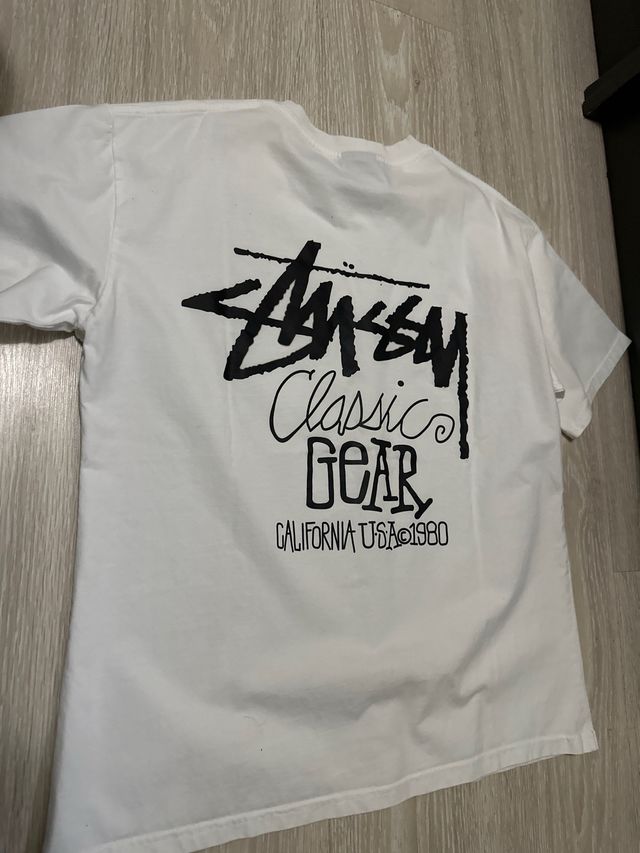 Camiseta Stüssy California Gear Blanca
