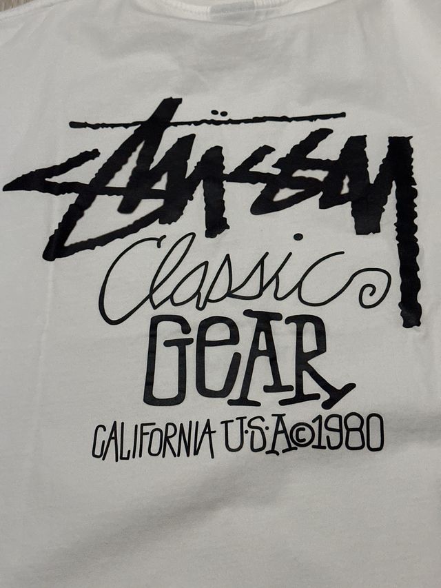 Camiseta Stüssy California Gear Blanca