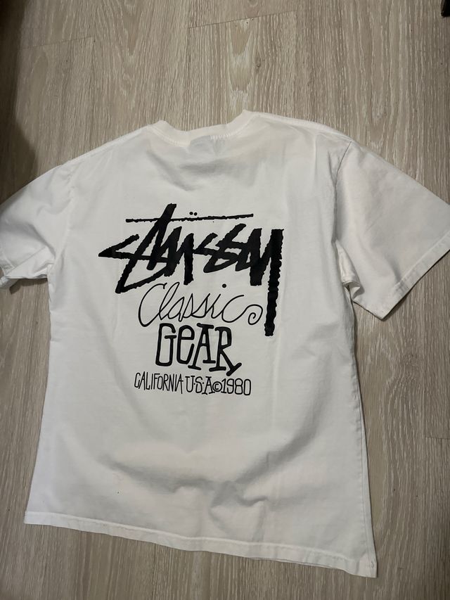 Camiseta Stüssy California Gear Blanca