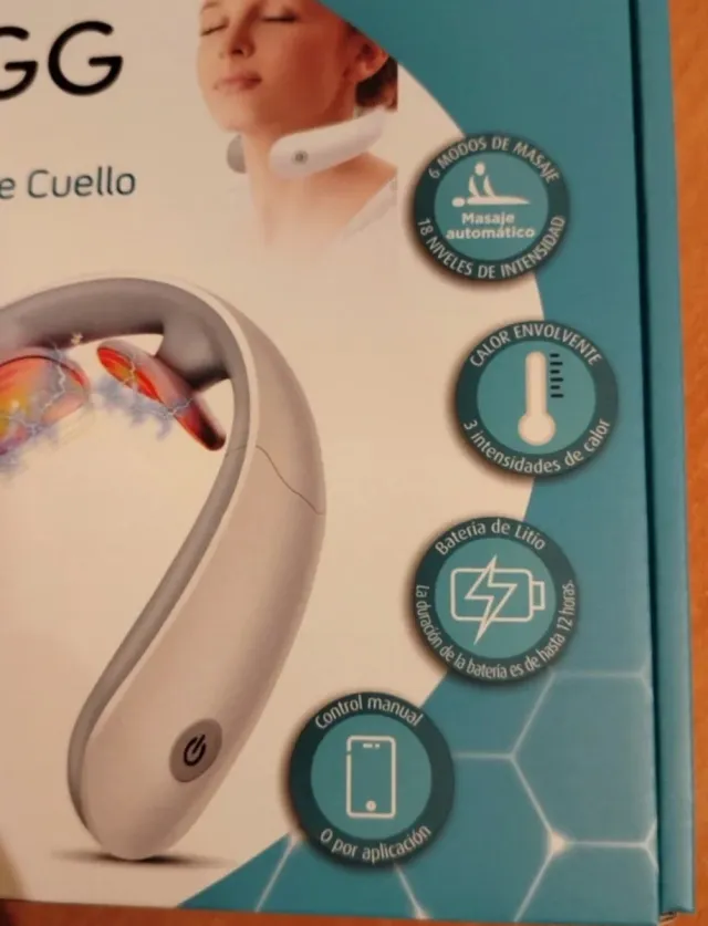 Masajeador cuello Quigg inteligente