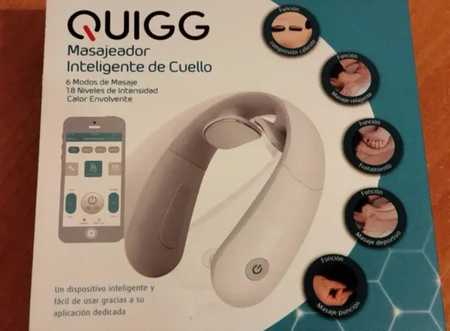 Masajeador cuello Quigg inteligente