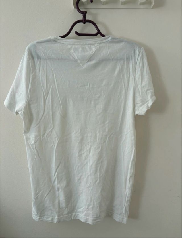 Camiseta Tommy Hilfiger Blanca Talla S