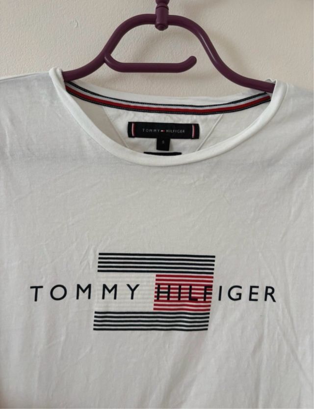 Camiseta Tommy Hilfiger Blanca Talla S
