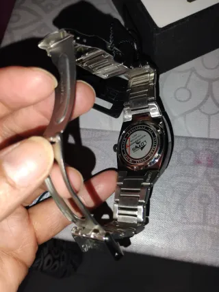 Reloj Lotus Azul y Plateado mujer