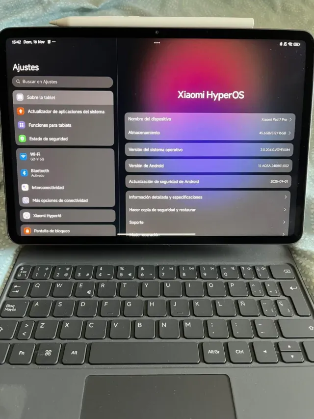 Xiaomi Pad 7 Pro 16GB+512GB Gris/ funda teclado