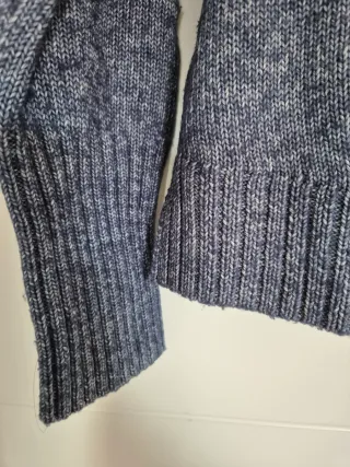 Jersey Massimo Dutti asimétrico azul grisáceo