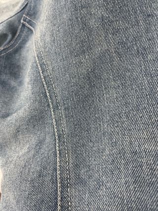 Chaqueta tejana YD con encaje blanco