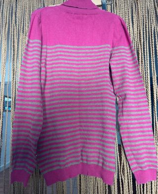 Jersey cuello alto rayas Green Coast XL