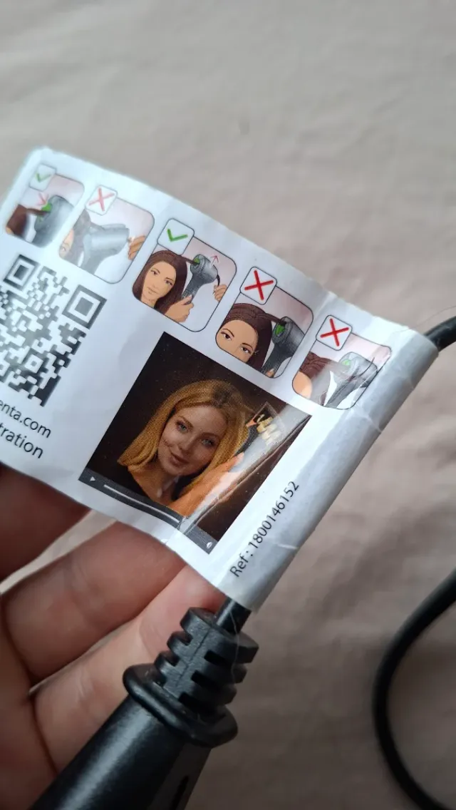 Arricciacapelli Rowenta Nero e Oro