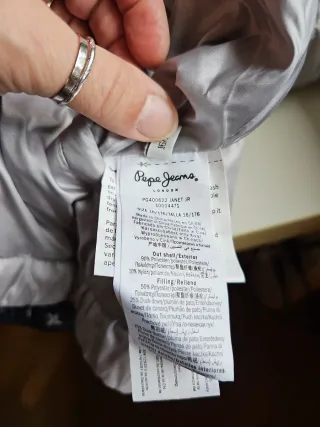 Piumino Pepe Jeans reversibile stelle 16 anni