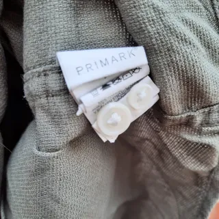 Camisa verde cuello mao M Slim Fit